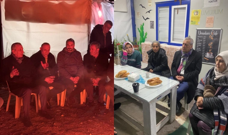 CHP Gaziantep Milletvekili Öztürkmen, geceyi depremzedelerle geçirdi