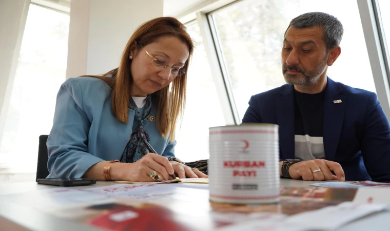 Milletvekili Bakbak'tan Kızılay'ın Kurban Kampanyasına destek! Filistinli kardeşlerimiz unutulmadı