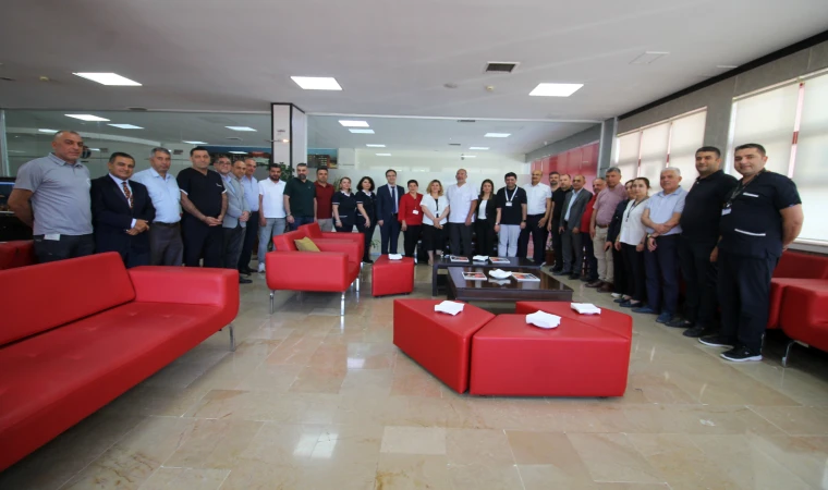 GAÜN HASTANESİ’NDE BAYRAMLAŞMA TÖRENİ