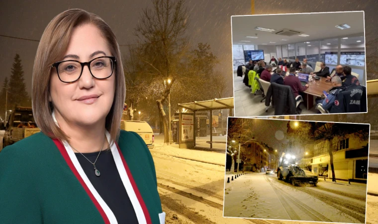 Gaziantep’te Kar Yağışı Alarmı! Başkan Fatma Şahin’den Sürücülere Uyarı
