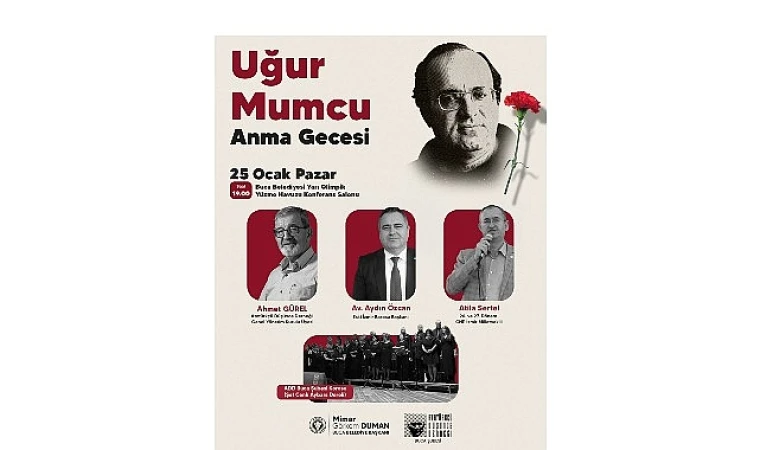 Uğur Mumcu için Buca’da anma gecesi