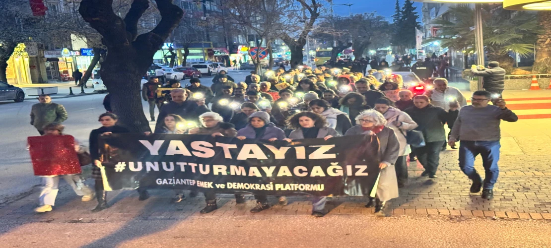 “Asrın felaketi değil, asrın ihmali!” Gaziantep’te 6 Şubat tepkisi!