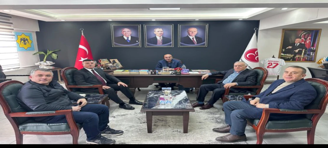 MHP Gaziantep’te dikkat çeken buluşma! MAREV yönetiminden 57. yıl ziyareti