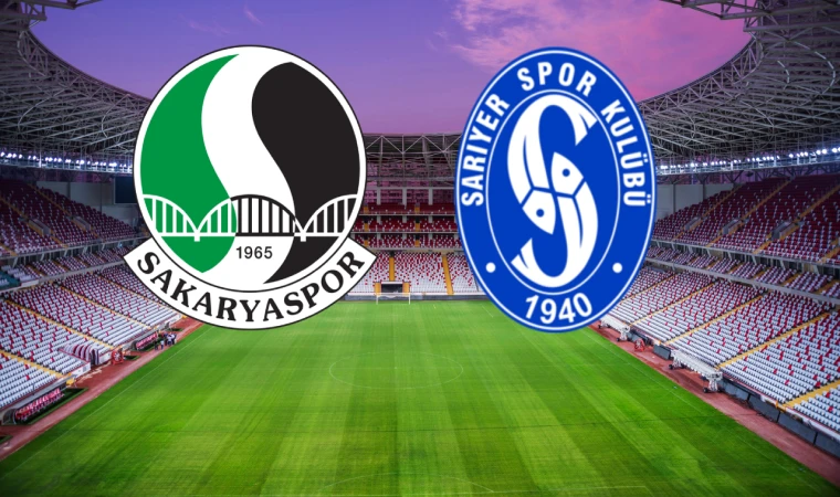 CANLI | Sakaryaspor-SMS Grup Sarıyerspor maçını canlı izle (Maç Linki)