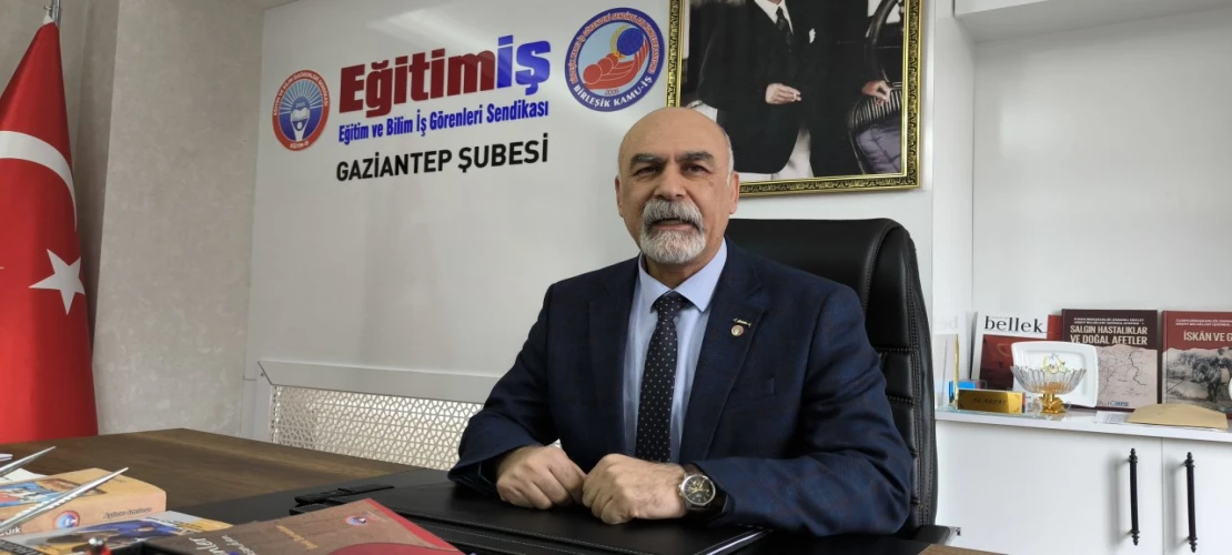 Eğitim-İş Gaziantep’ten "Narkoz" Çıkışına Yanıt! Ali Arpat: "Cumhuriyet’e Saldırmak Nankörlüktür!"