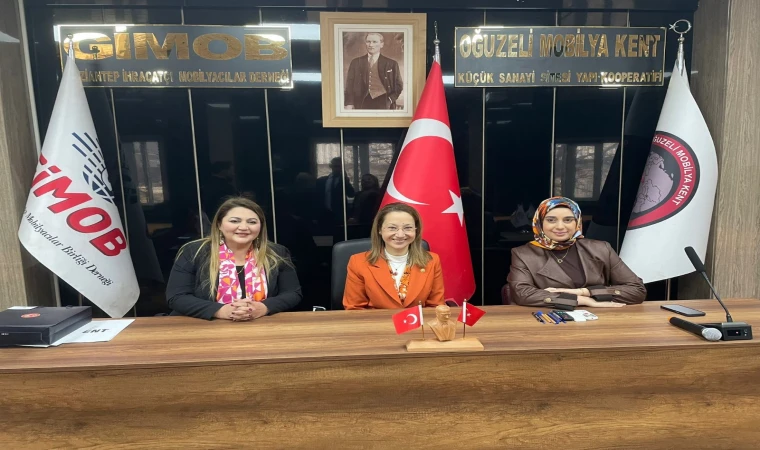 Gaziantep’te "Kadın Başkan" Dönemi! Milletvekili Bakbak’tan Mobilyacılar Odası’na Kritik Ziyaret!