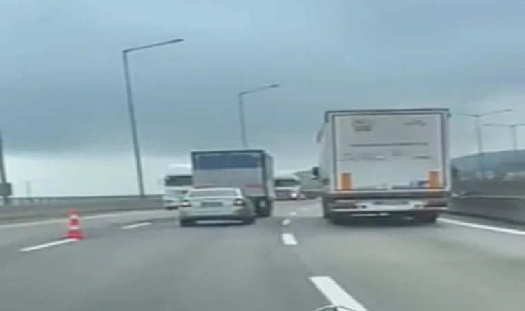 Gaziantep Otoyolunda Makas Atan Sürücüye Rekor Ceza! 90 Bin TL İdari Para Cezası Uygulandı!