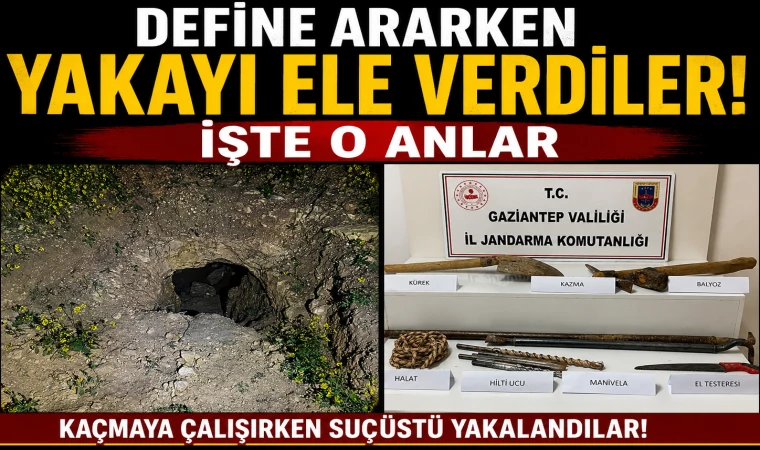 Define ararken yakayı ele verdiler! İşte o anlar