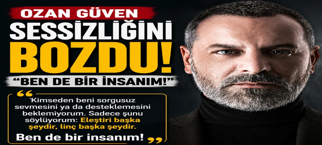 Ozan Güven'den Kadıköy Olayı Sonrası İlk Açıklama: "Ben de Bir İnsanım"