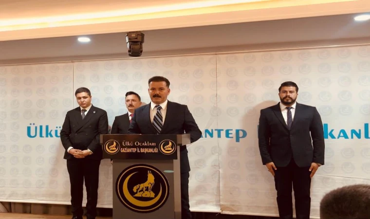 Ülkü Ocakları Gaziantep İl Başkanlığı'nda Yeni Yönetim Belli Oldu