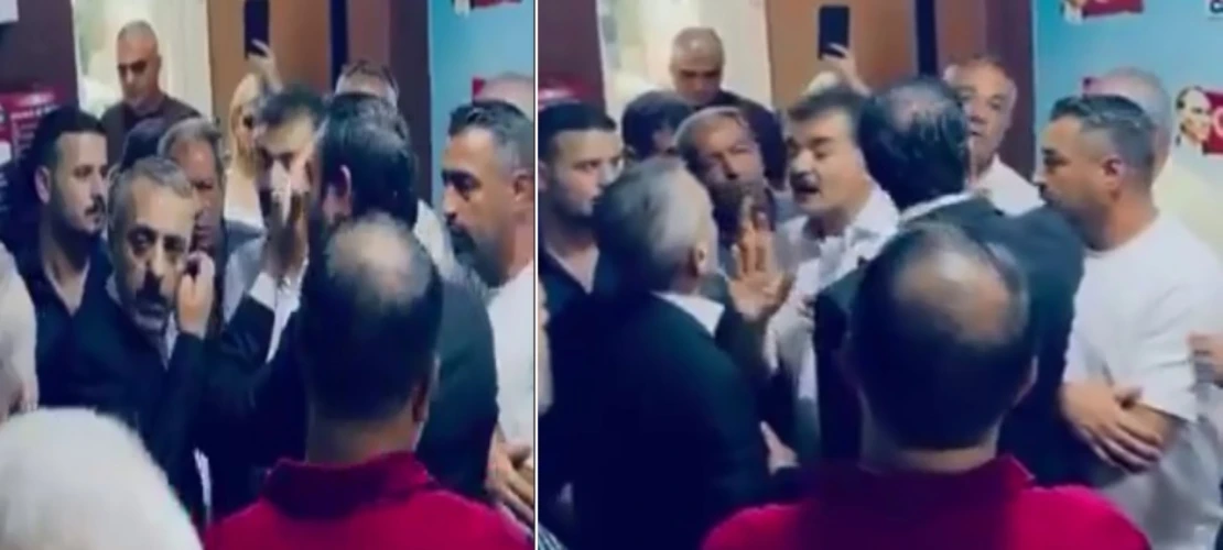 CHP Şahinbey’de görev teslimi sırasında gergin anlar