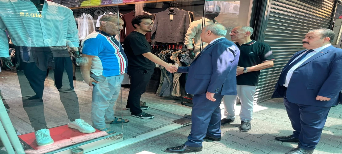 MHP Gaziantep İl Başkanı Kılıç hazır giyim esnafıyla buluştu