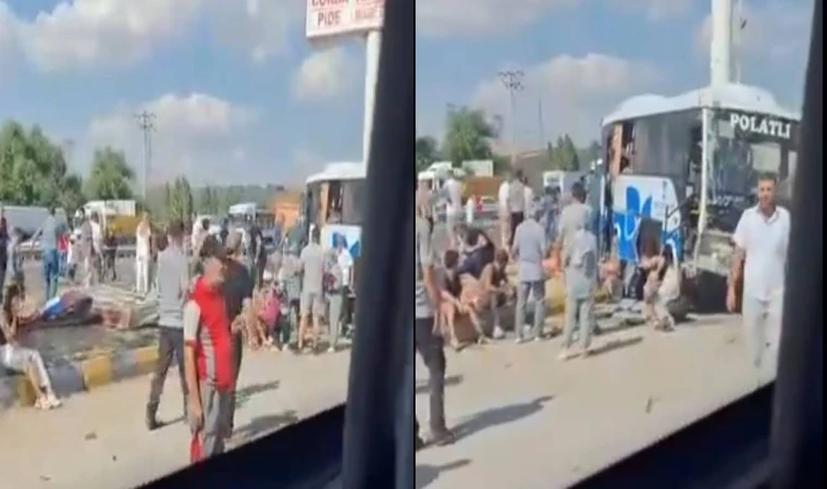 Ankara-Eskişehir yolunda can pazarı! Midibüs takla attı: 2 ölü, 25 yaralı