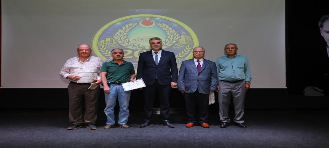 Gaziantep zabıtası 200. yılını emekli personelle kutladı