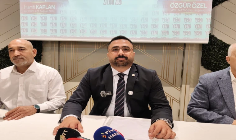 Yeni Parti Şahinbey İlçe Başkan Adayı Hanifi Kaplan iddialı geliyor...