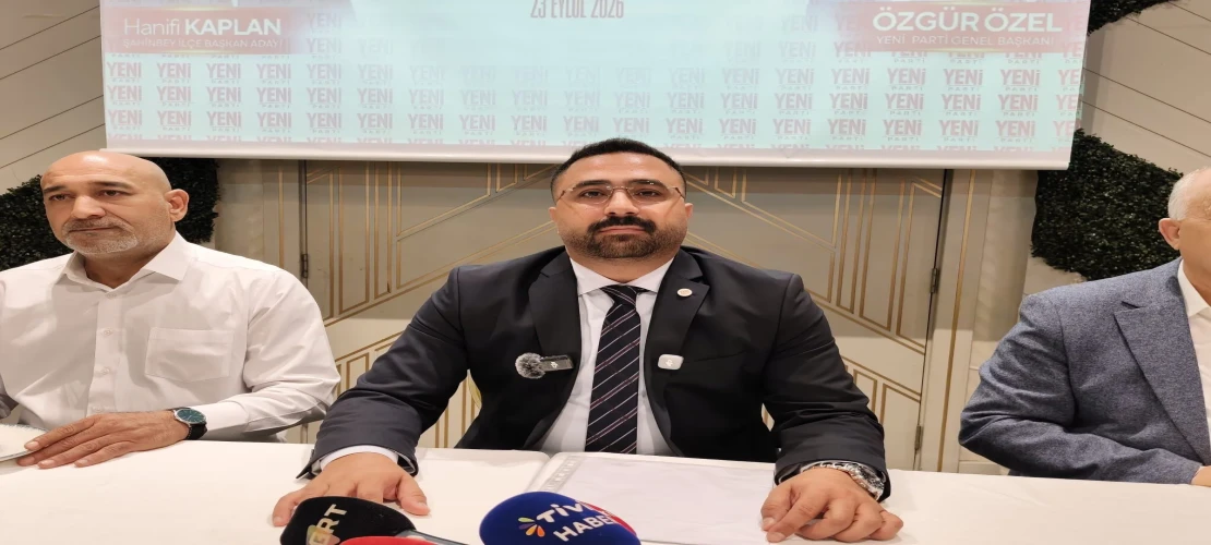 Yeni Parti Şahinbey İlçe Başkan Adayı Hanifi Kaplan iddialı geliyor...