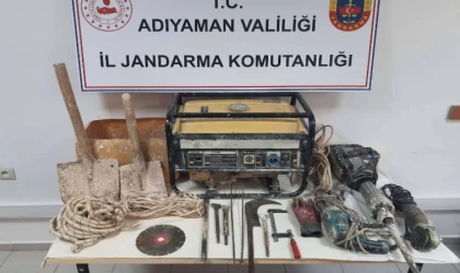 Kaçak kazıya suçüstü