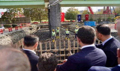 Metro hattının viyadükleri güçlendiriliyor