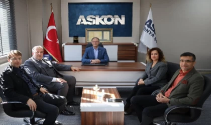 ASKON, İngiltere/Manchester temsilcisini ağırladı