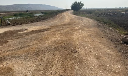 Hatay Kırıkhan’da üretime giden yollar yenileniyor