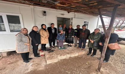 BAKBAK, DEPREMZEDELER İLE BULUŞTU