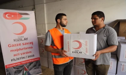 Türkiye yardımları Gazze’de