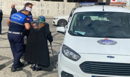 Fatma teyzenin imdadına Zabıta yetişti