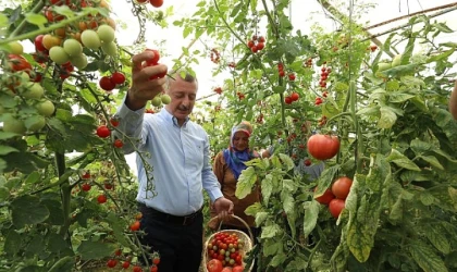 Başkan Büyükakın’dan kadın üreticiye tam destek