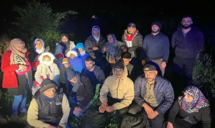 Edirne’de 21 düzensiz göçmen yakalandı