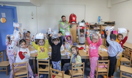 Bayraklı Belediyesinden miniklere deprem bilinci eğitimi