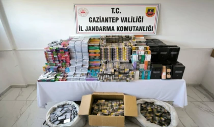 Gaziantep’te Jandarmadan Kaçakçılara Darbe! Milyonluk malzemeye el konuldu