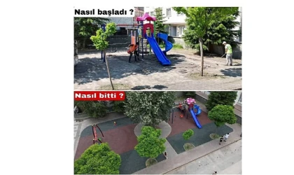 İnegöl Belediyesi Çocuklara Daha Sağlıklı Parklar Sunuyor