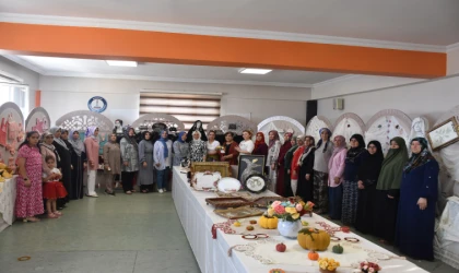 Şahinbeyli kadınlardan göz kamaştıran sergi
