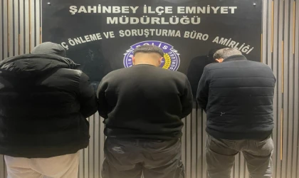 Gaziantep’te Suçlulara Geçit Yok: 3 Şüpheli Kıskıvrak Yakalandı
