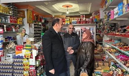 Başkan Altay Şehir Merkezinde İftar Öncesi Esnafı Ziyaret Etti