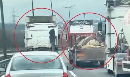 Dakikalarca sol şeridi kapattı! Kocaeli’de TIR sürücüsüne ceza: Jandarma ‘gereği yapıldı’ dedi