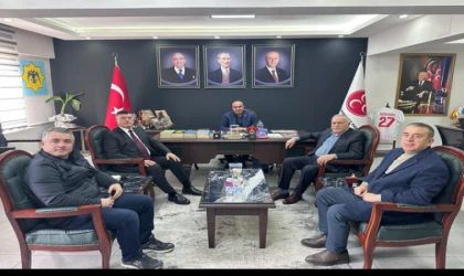 MHP Gaziantep’te dikkat çeken buluşma! MAREV yönetiminden 57. yıl ziyareti