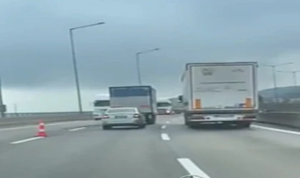 Gaziantep Otoyolunda Makas Atan Sürücüye Rekor Ceza! 90 Bin TL İdari Para Cezası Uygulandı!