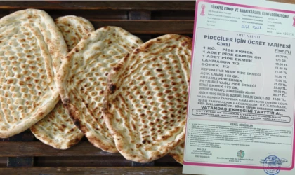 Gaziantep'te Ekmeğe "Çifte" Zam! Somunun Ardından Pide de 15 TL Oldu: İşte Yeni Zamlı Lahmacun ve Börek Tarifesi!