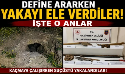 Define ararken yakayı ele verdiler! İşte o anlar