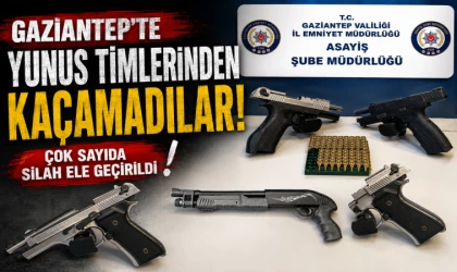 Gaziantep’te Yunus Timlerinden Kaçamadılar! Sokaklarda Şok Baskınlar: 16 Gözaltı, Silah ve Zehir Ele Geçirildi!