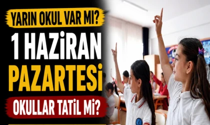 Yarın Okul Var mı? 1 Haziran Pazartesi Okullar Tatil mi? MEB'den Açıklanan Takvim Belli Oldu