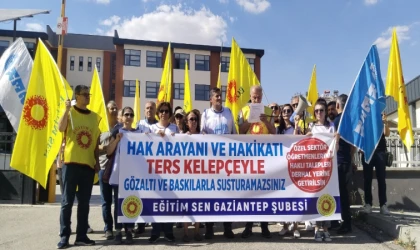 Eğitim Sen Gaziantep’ten Sert Açıklama: “Öğretmenlerin Hak Arama Mücadelesi Engellenemez”