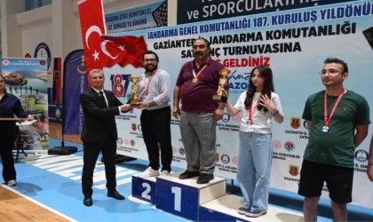Gaziantep’te Jandarma’nın kuruluş yılına özel satranç turnuvası