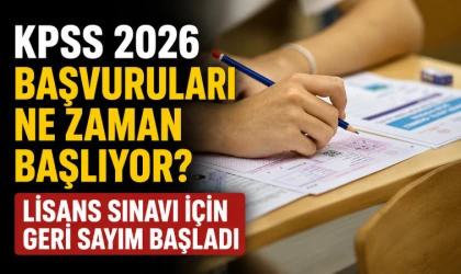 KPSS 2026 başvuruları ne zaman başlıyor? Lisans sınavı için geri sayım başladı