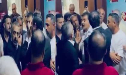 CHP Şahinbey’de görev teslimi sırasında gergin anlar
