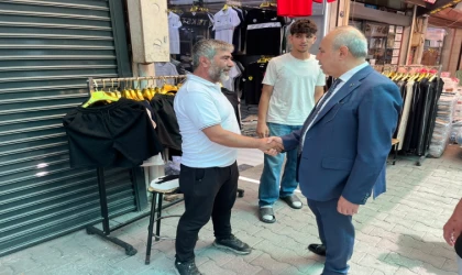 MHP Gaziantep İl Başkanı Kılıç hazır giyim esnafıyla buluştu