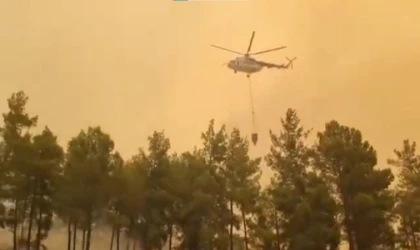Muğla Seydikemer’de orman yangını: 5 uçak ve 18 helikopter müdahale ediyor