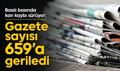 TÜİK açıkladı! Basılı basında kan kaybı sürüyor: Gazete sayısı 659’a geriledi