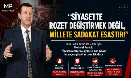 "SİYASETTE ROZET DEĞİŞTİRMEK DEĞİL, MİLLETE SADAKAT ESASTIR!"